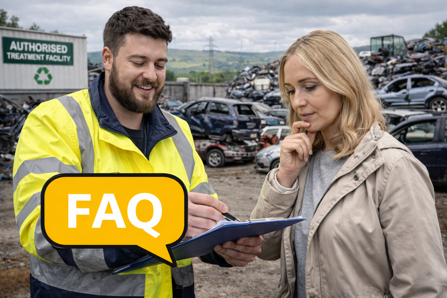 Scrap car FAQs and advice in Kirkham